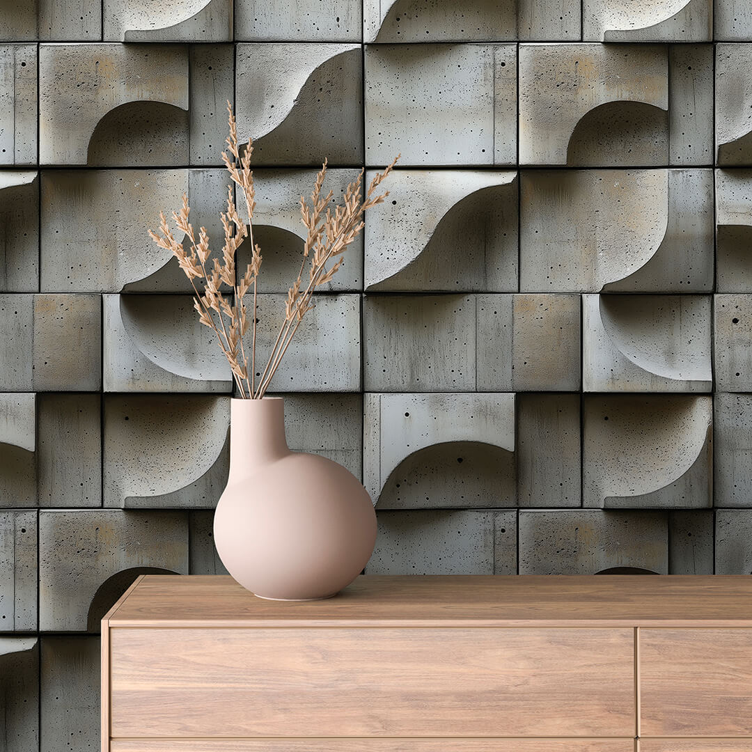 Selbstklebende Fototapeten für die Wand, Betonmotive, die beeindrucken - CONC038