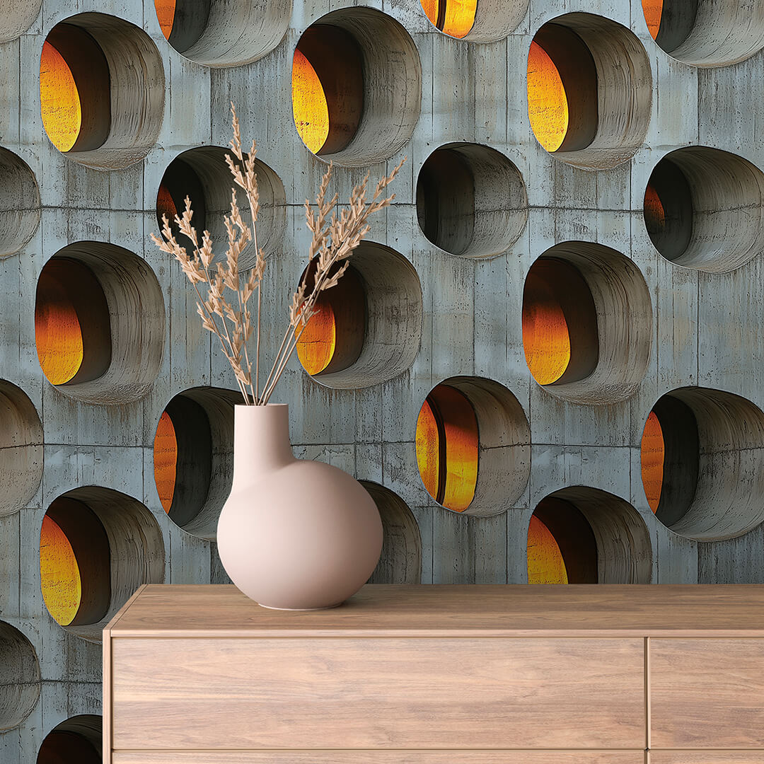 Betonoptik Fototapete Selbstklebend - Stilvolle Wanddekoration