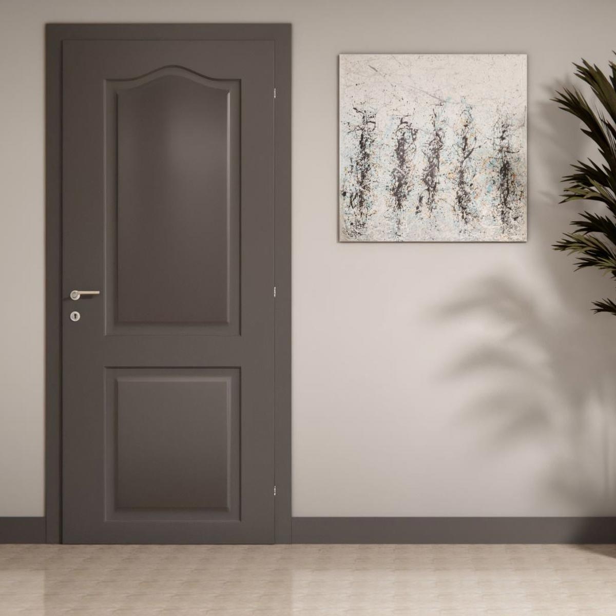 Premium Folie Anthracite Grey – elegante Holzoptik in Dunkelgrau (J18)