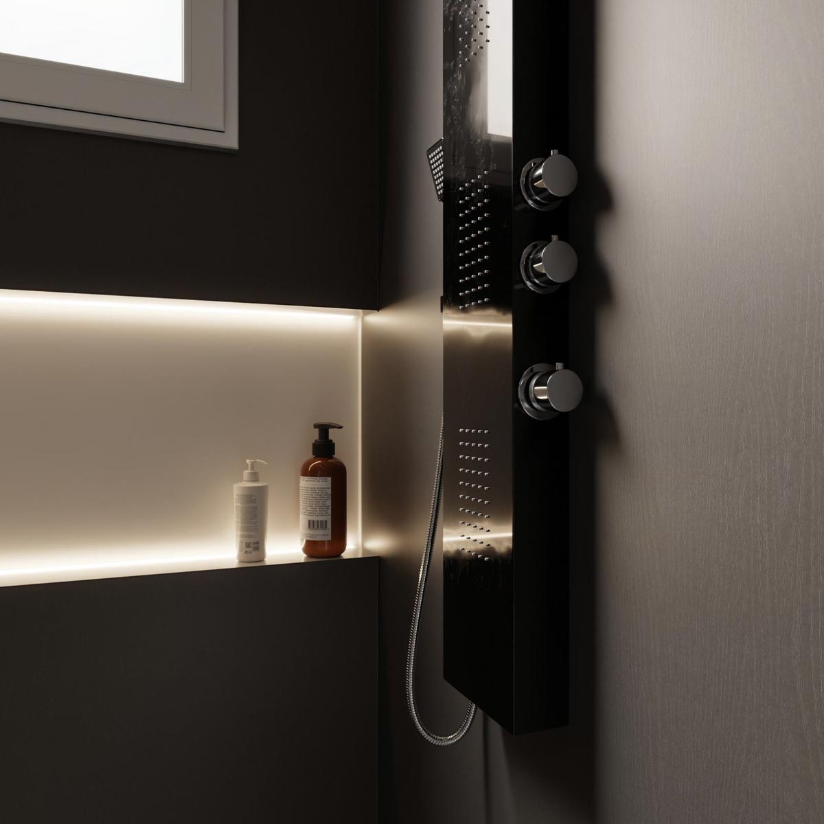 Premium Folie Anthracite Grey – elegante Holzoptik in Dunkelgrau (J18)
