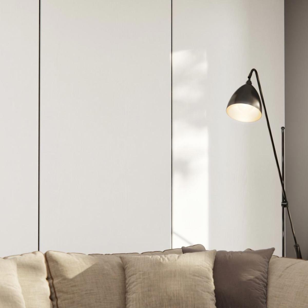 Premium Folie Off White – elegante Holzoptik in Weiss (J17)