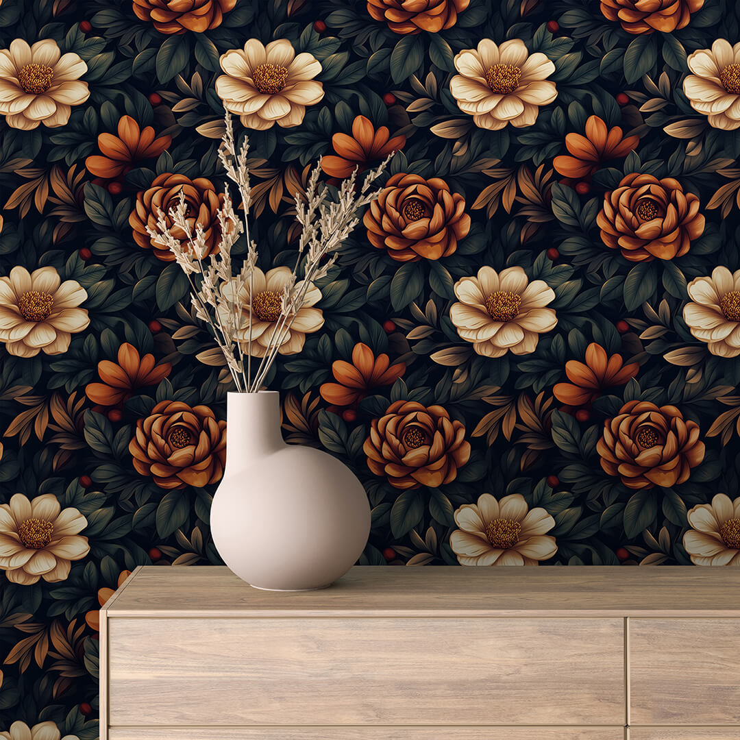 Selbstklebende Fototapeten für die Wand, Blumenmotive - FLO032