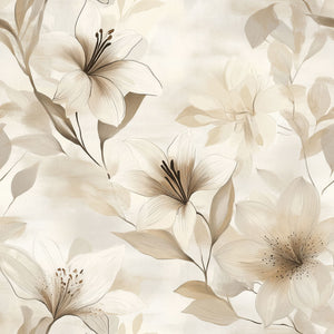 Fototapete Blumen 3D - Selbstklebende Wanddekoration