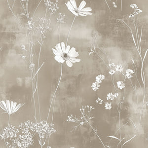 Fototapete mit Blumen - Selbstklebende Wandverzierung FLO077