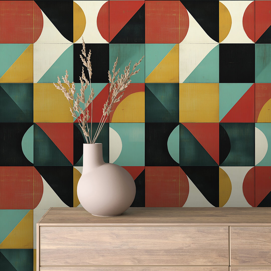 Selbstklebende Fototapeten für die Wand, geometrische Tapeten, die begeistern - GEOM016