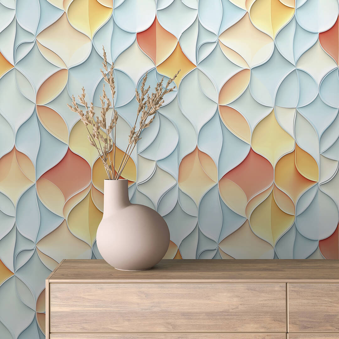 Selbstklebende Fototapeten für die Wand, geometrische Tapeten, die begeistern - GEOM036