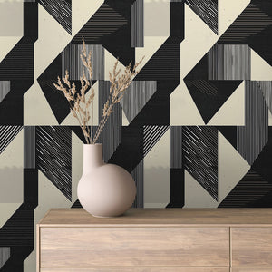 Tapete geometrische Muster: Stilvolle Wandgestaltung