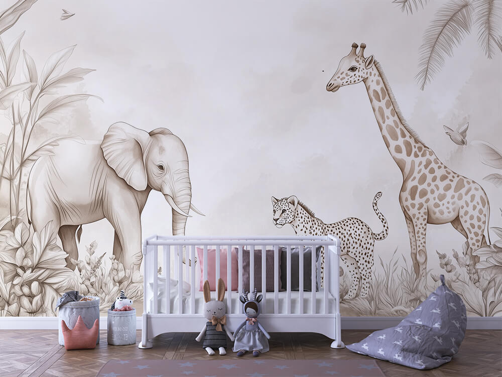 Selbstklebende Fototapeten für die Wand, Kindertapeten, die begeistern - INFA007