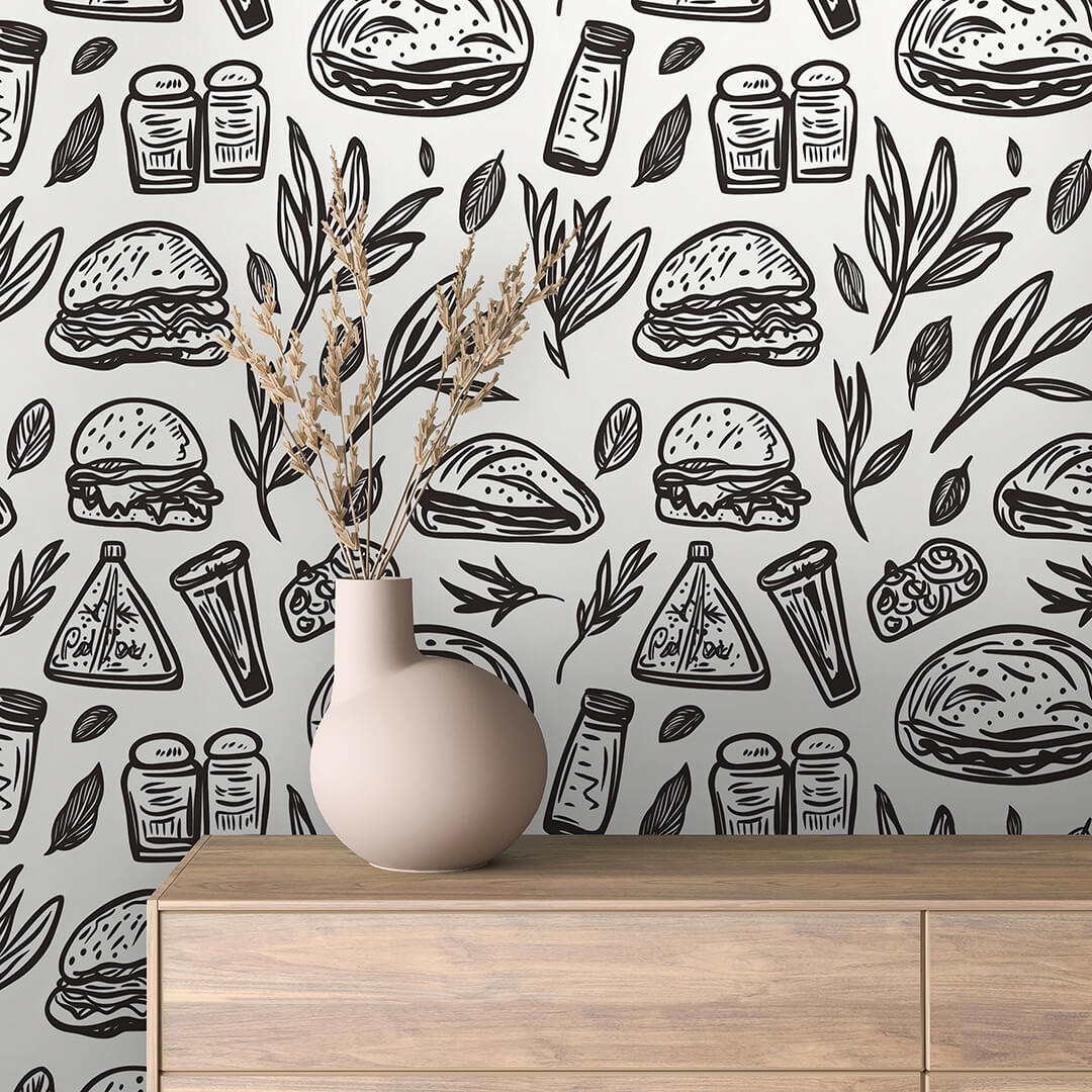 Selbstklebende Fototapeten für die Wand, moderne kommerzielle Designs - KOM014