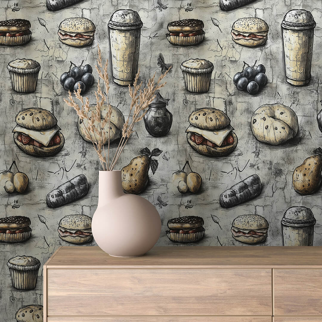 Selbstklebende Fototapeten für die Wand, moderne kommerzielle Designs - KOM024