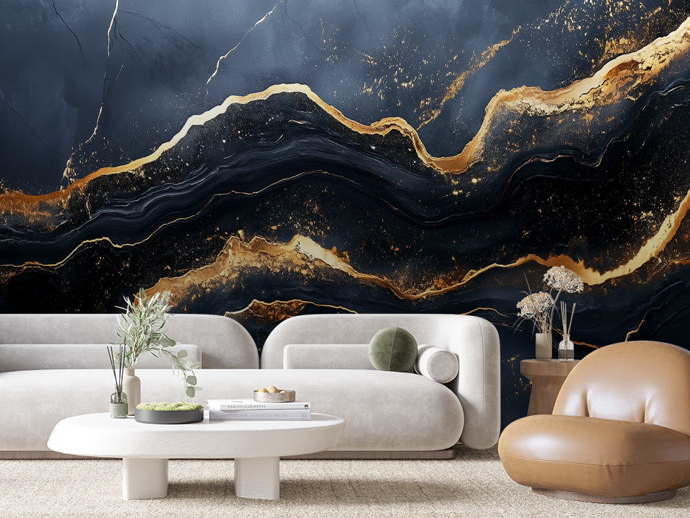 Selbstklebende Fototapeten für die Wand, elegante Marmormotive - MARB003