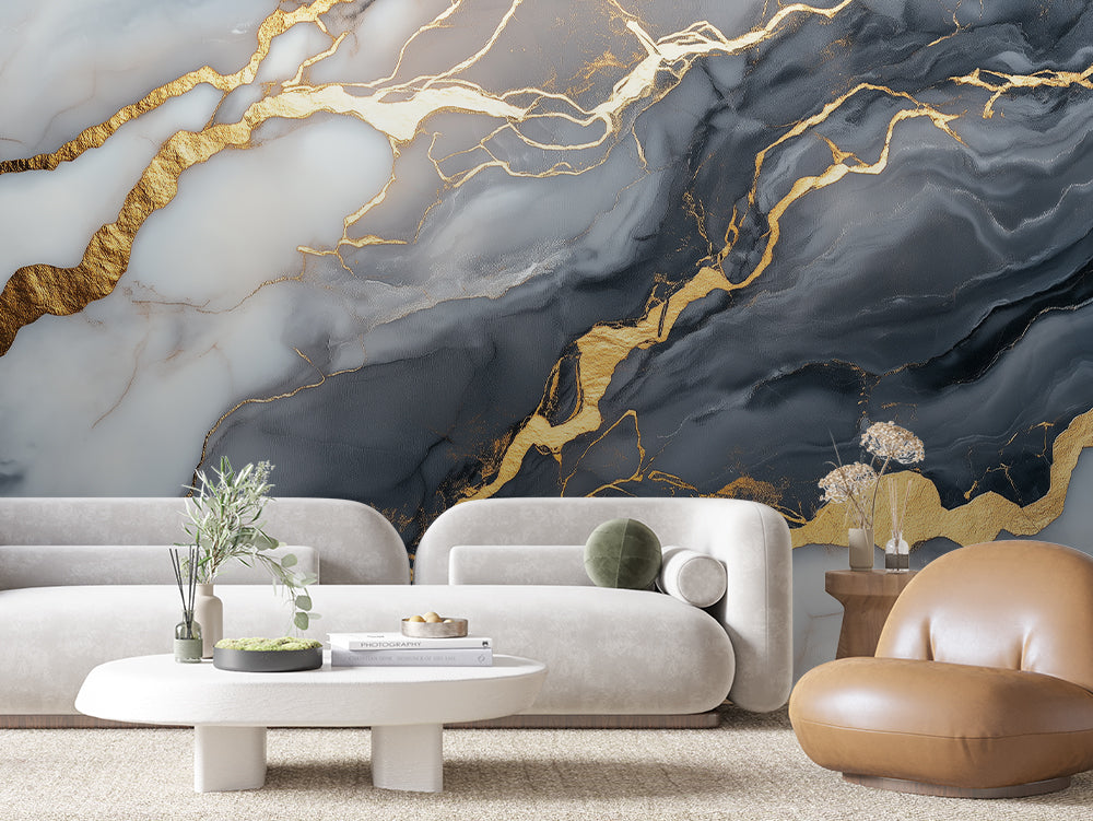 Selbstklebende Fototapeten für die Wand, elegante Marmormotive - MARB008