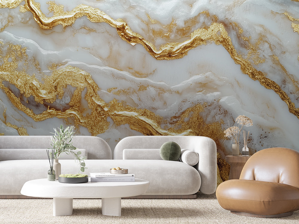 Selbstklebende Fototapeten für die Wand, elegante Marmormotive - MARB019