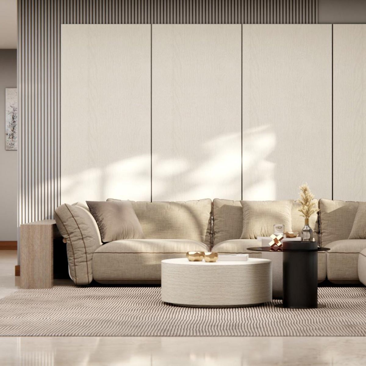 Premium Folie NF19 Crispy Light Grey – luxuriöse Holzoptik in Hellgrau