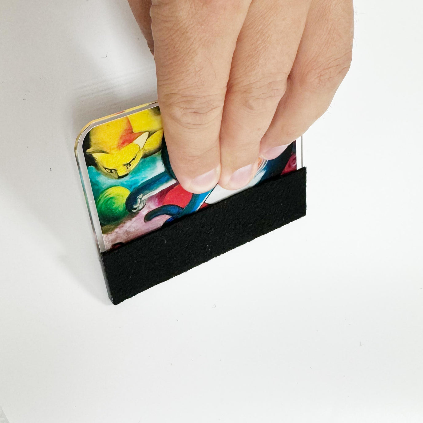 Manueller Applikator zum Anbringen von Folien aller Art, Tapeten- und Folienmontagegerät.