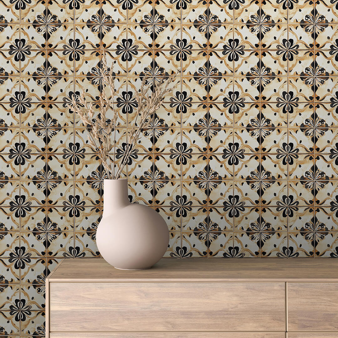 Selbstklebende Fototapeten für die Wand, elegante Fliesenmotive - TIL004