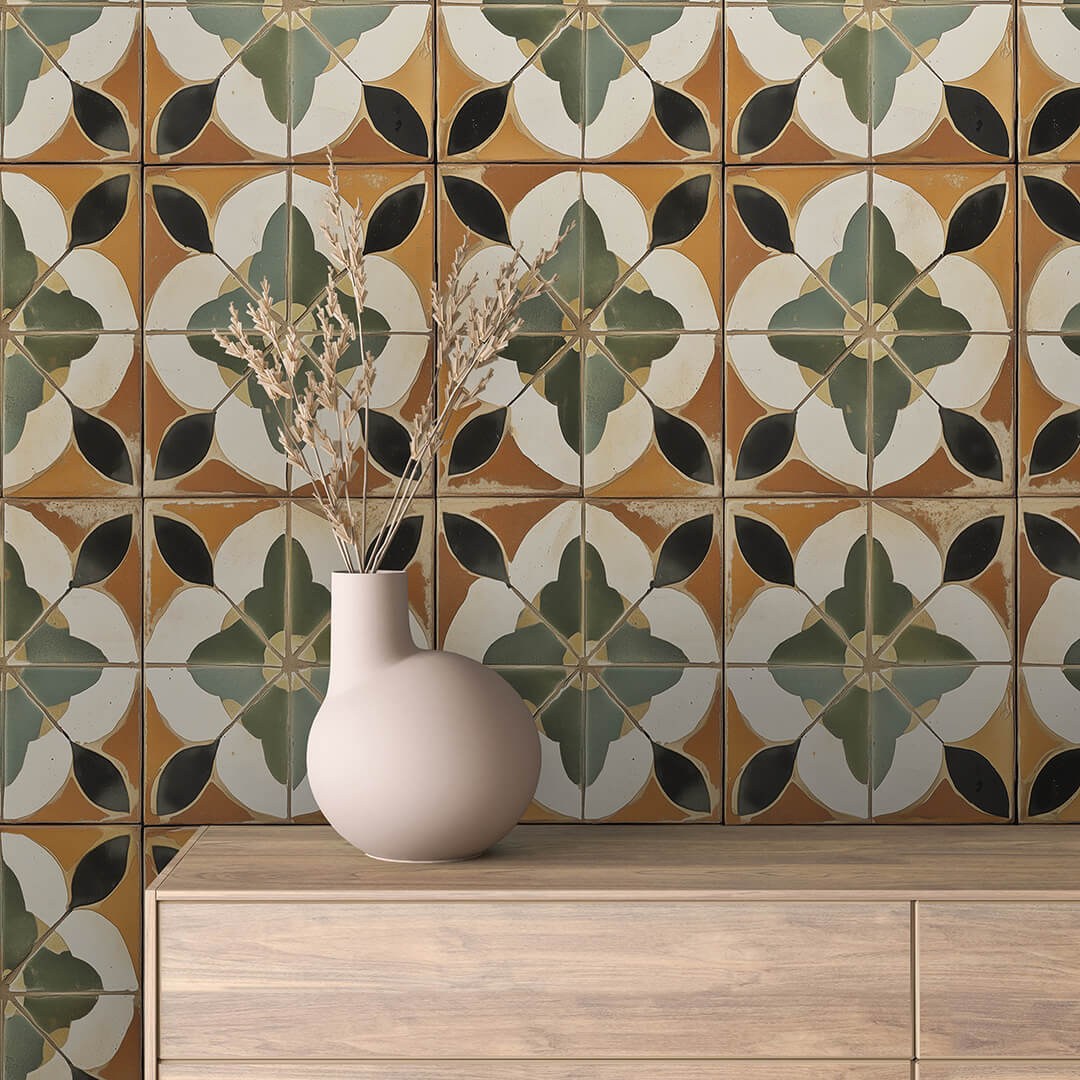 Selbstklebende Fototapeten für die Wand, elegante Fliesenmotive - TIL011