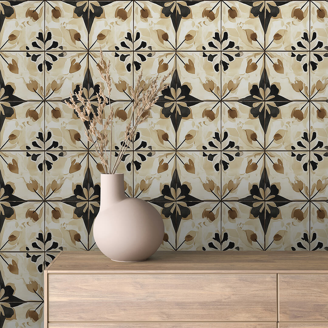 Selbstklebende Fototapeten für die Wand, elegante Fliesenmotive - TIL016