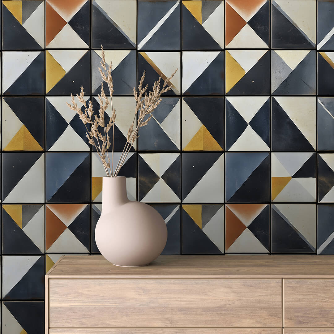 Selbstklebende Fototapeten für die Wand, elegante Fliesenmotive - TIL046