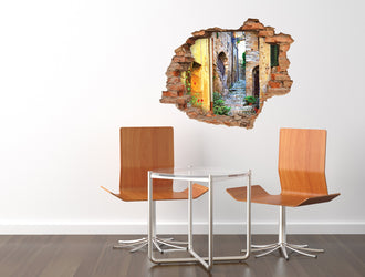 3D Kunst Wandaufkleber Straße - 3D048 - life-decor.de