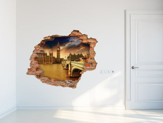 3D Kunst Wandaufkleber London - 3D037 - life-decor.de