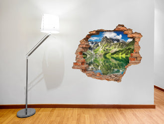 3D Kunst Wandaufkleber Bergwasser - 3D023 - life-decor.de