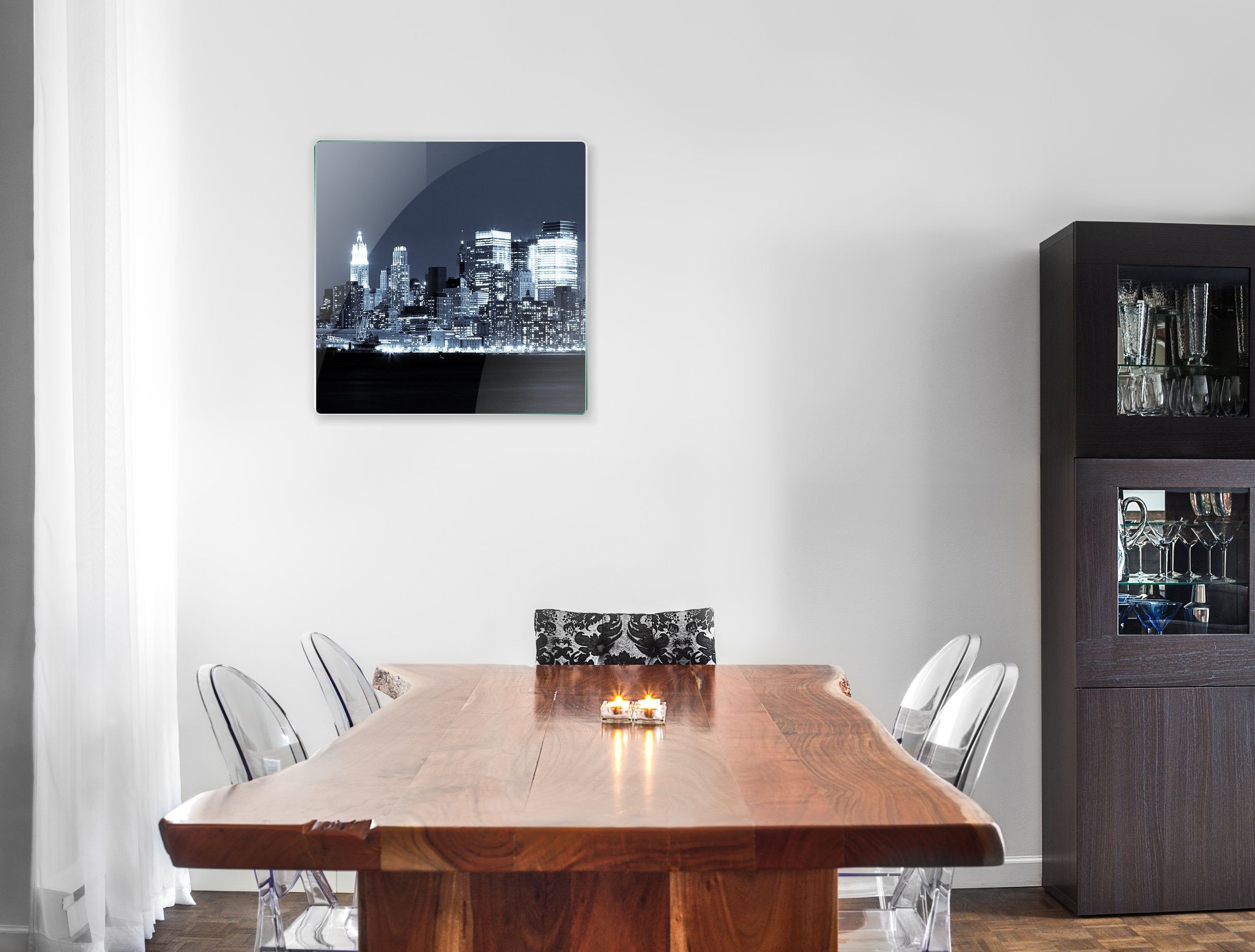 Kunst wand bilder Stadt in der Nacht - AP017 - life-decor.de