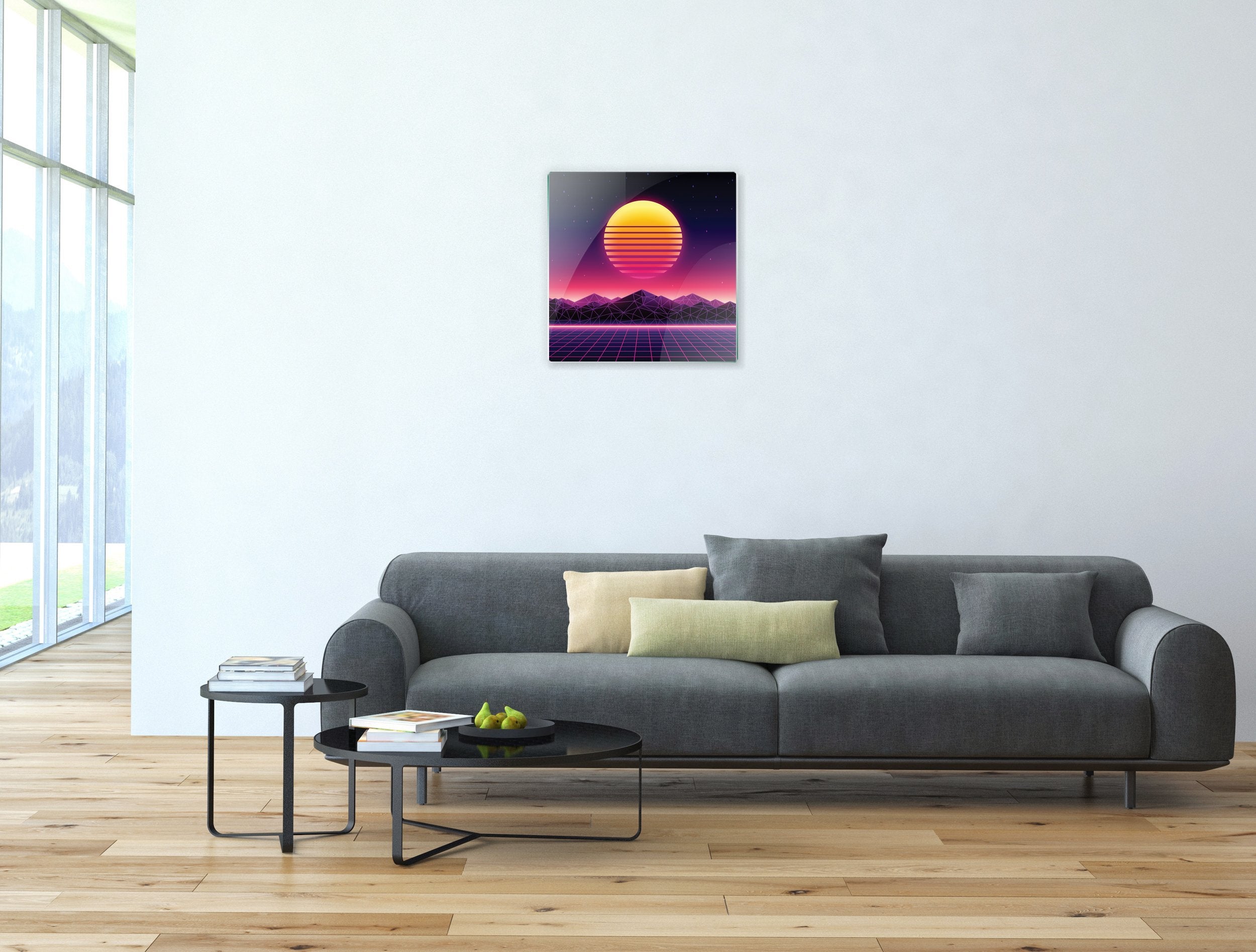 Kunst wand bilder digitale simulation - AP056 - life-decor.de