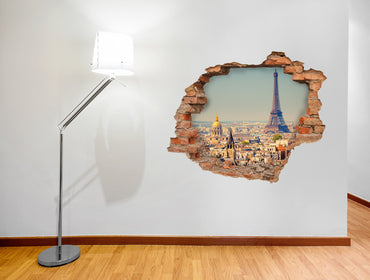 3D Kunst Wandaufkleber Paris - 3D013 - life-decor.de