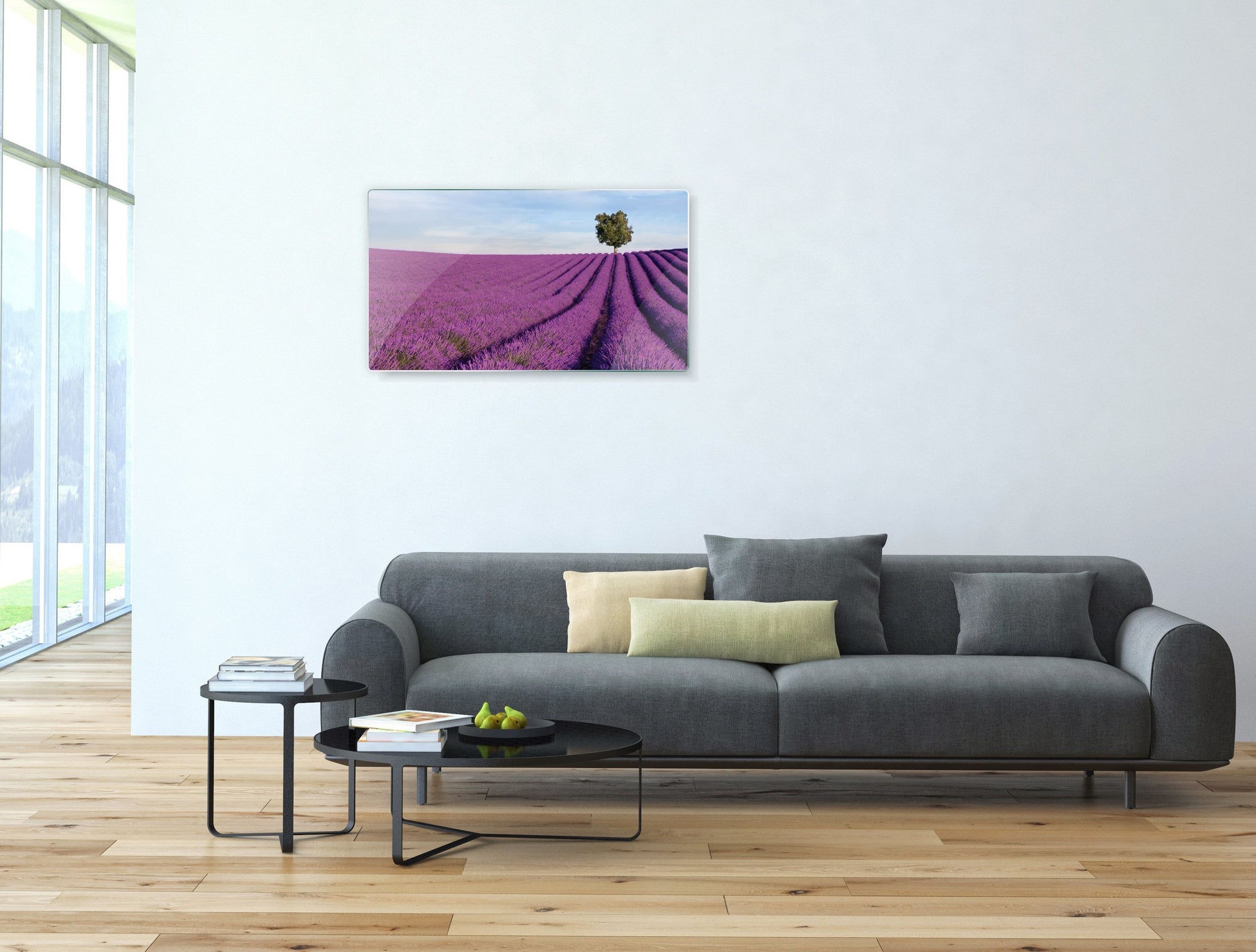 Kunst wand bilder Lavendelfeld - AP053 - life-decor.de