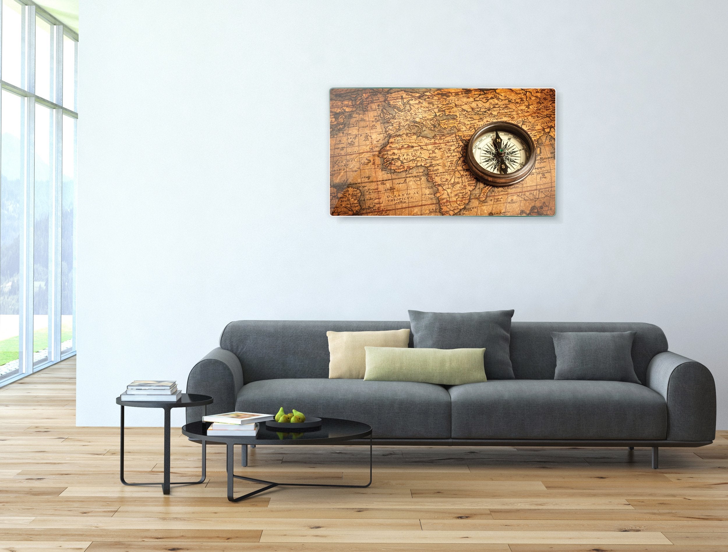 Kunst wand bilder Alte karte - AP015