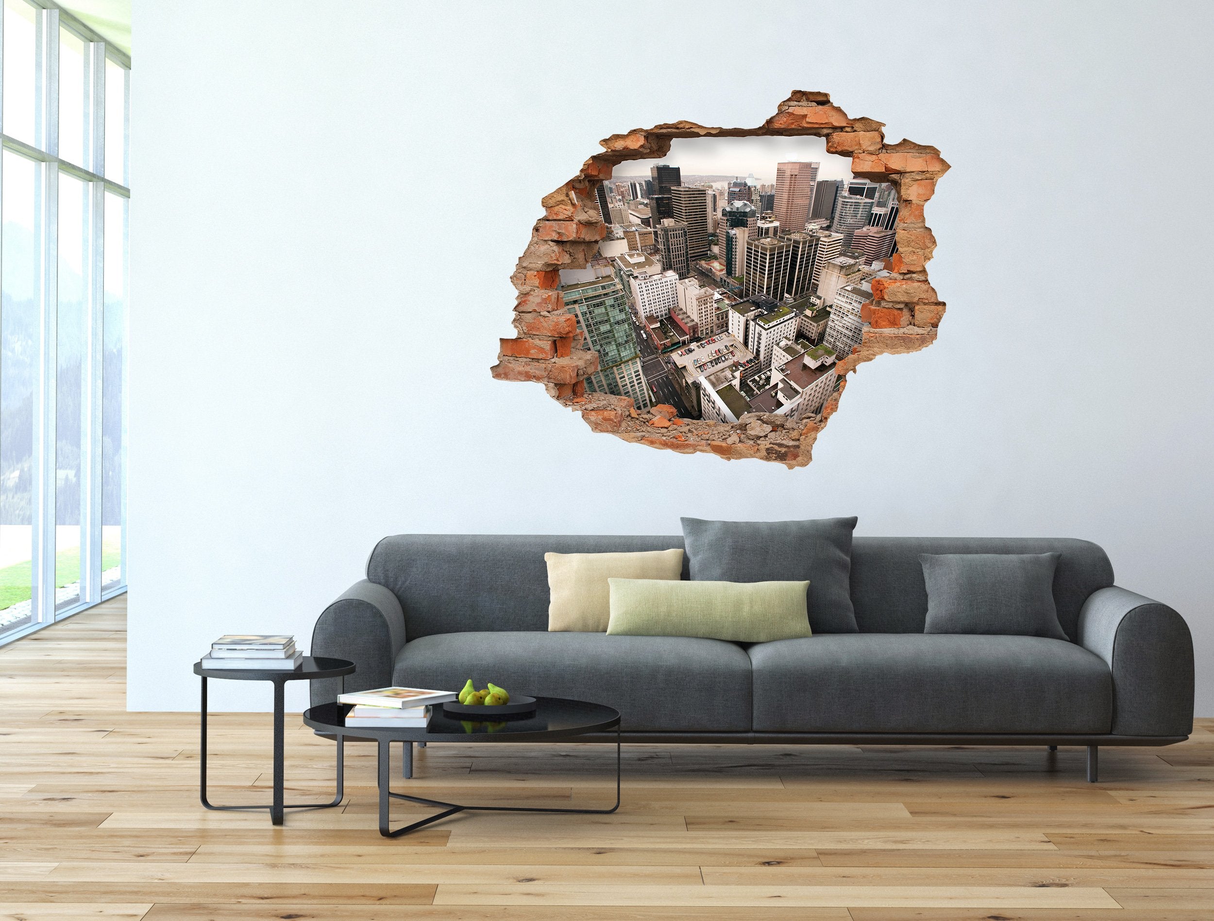 3D Kunst Wandaufkleber New York - 3D018 - life-decor.de