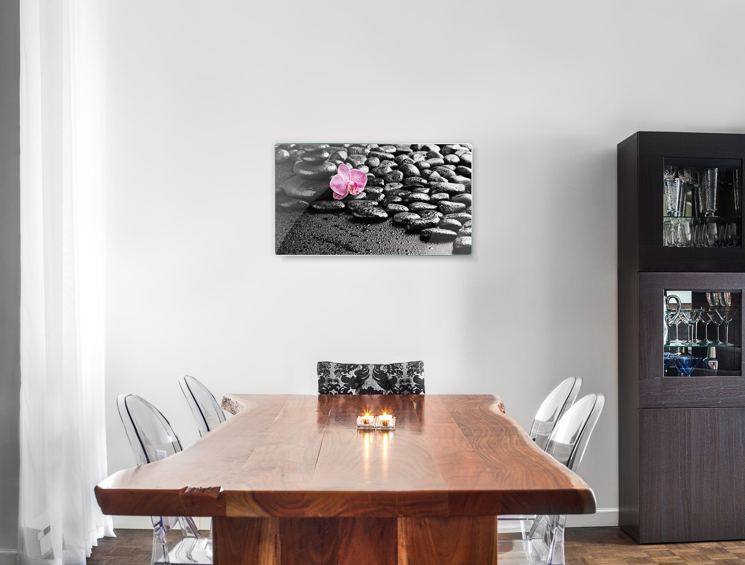 Kunst wand bilder Schwarze Steine - AP058 - life-decor.de