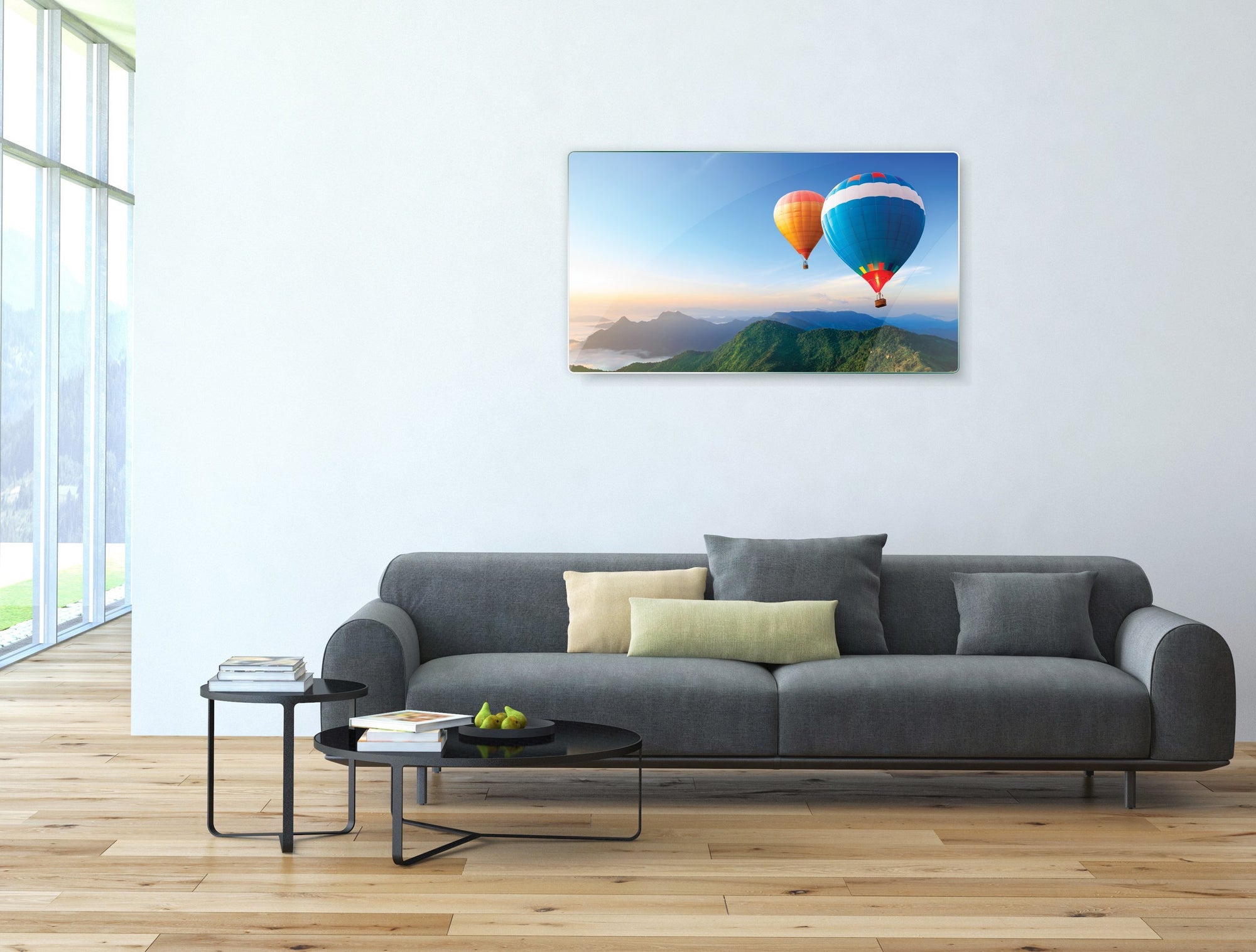 Kunst wand bilder Heißluftballon - AP013 - life-decor.de