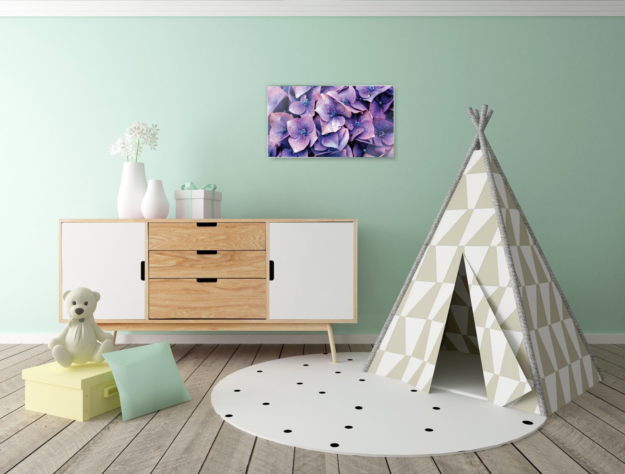 Kunst wand bilder Lila blume - AP048 - life-decor.de