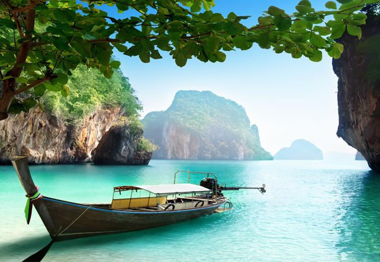 PVC Fototapete Thailand - ECO Wandbild Selbstklebende Tapete - 3D Vinyl Wandsticker XXL  SW394