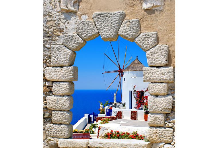 PVC Fototapete Santorini – ECO Wandbild Selbstklebende Tapete – 3D Vinyl Wandsticker XXL  SW396 - life-decor.de