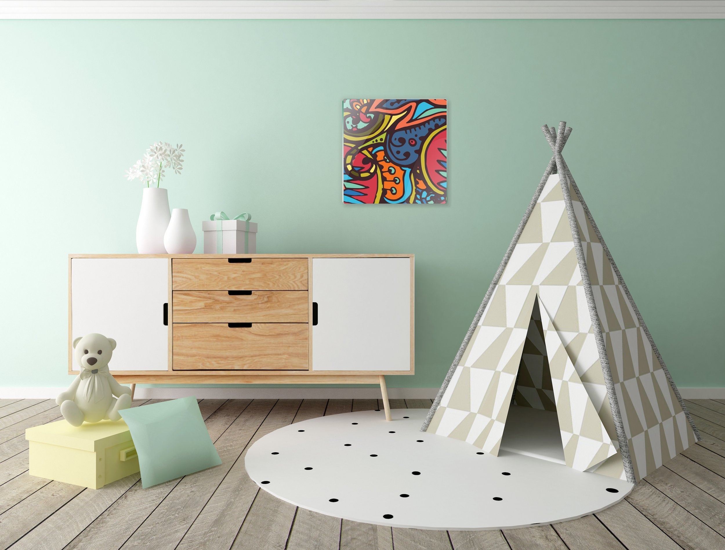 Kunst wand bilder  Glasdekor - AP070