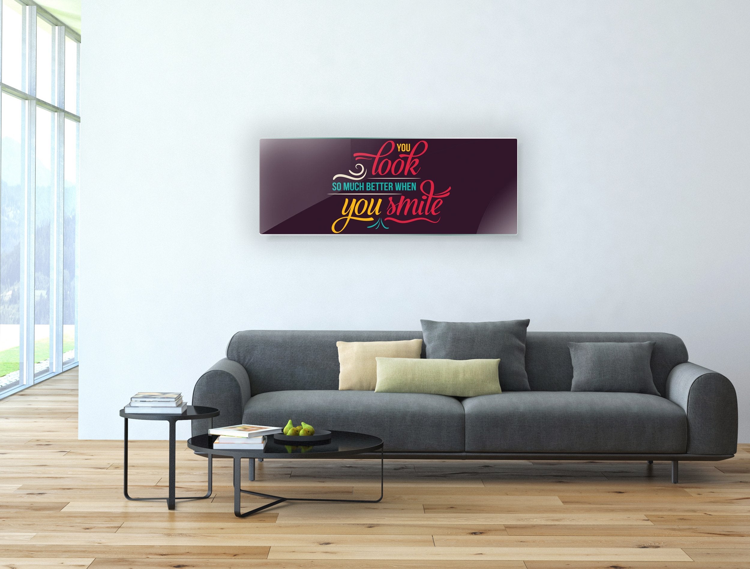 Kunst wand bilder Lächeln - AP077