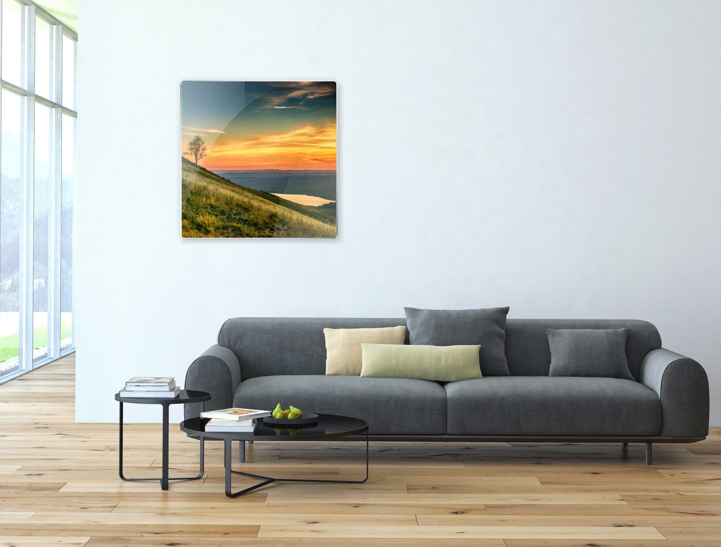 Kunst wand bilder Sonnenaufgang - AP006 - life-decor.de