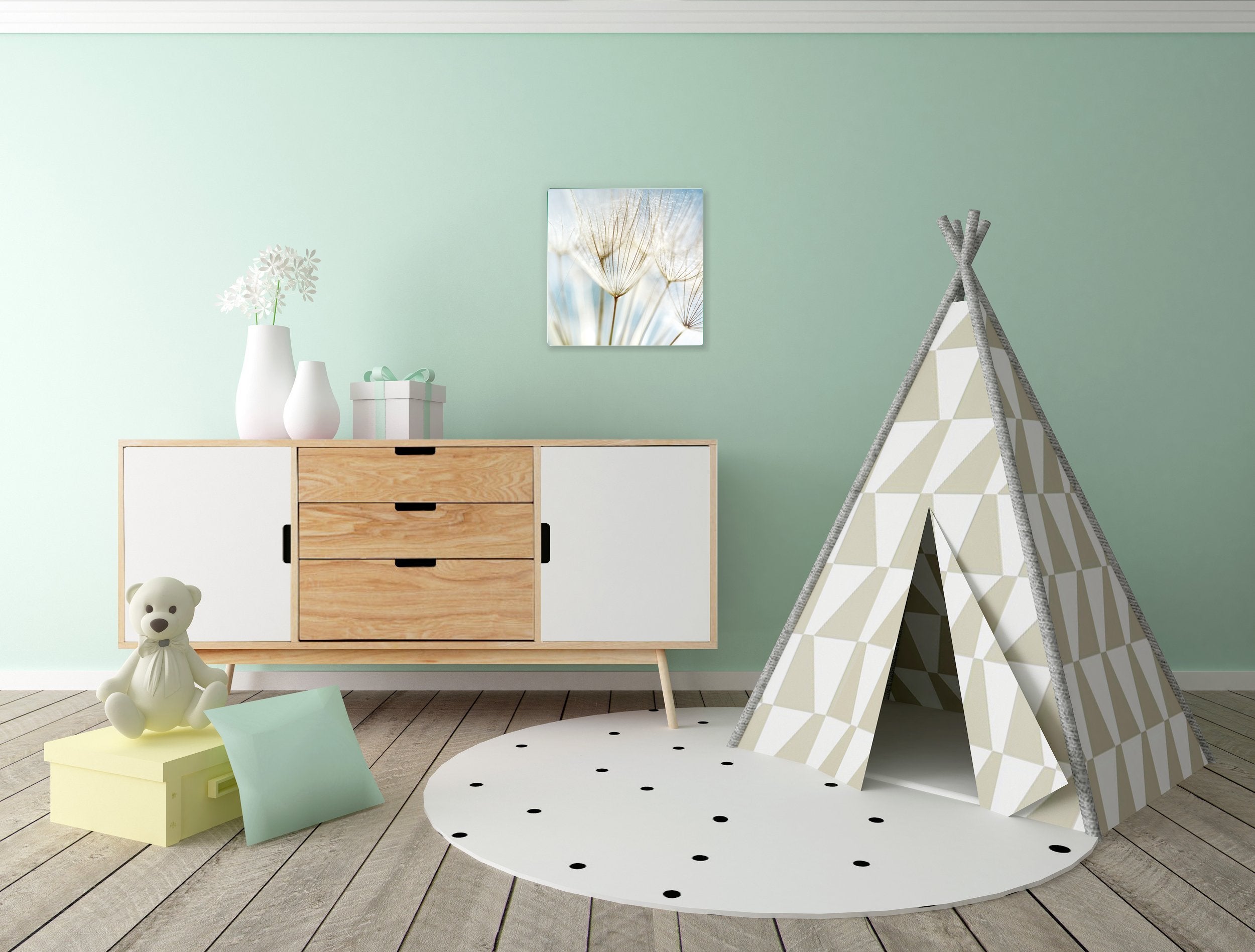 Kunst wand bilder Löwenzahn - AP039 - life-decor.de