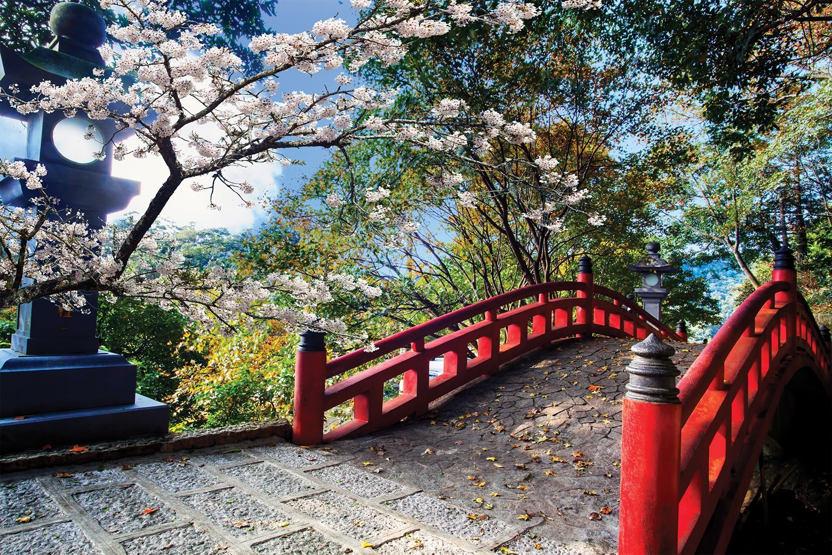 Kunst wand bilder Japan park - AP024 - life-decor.de