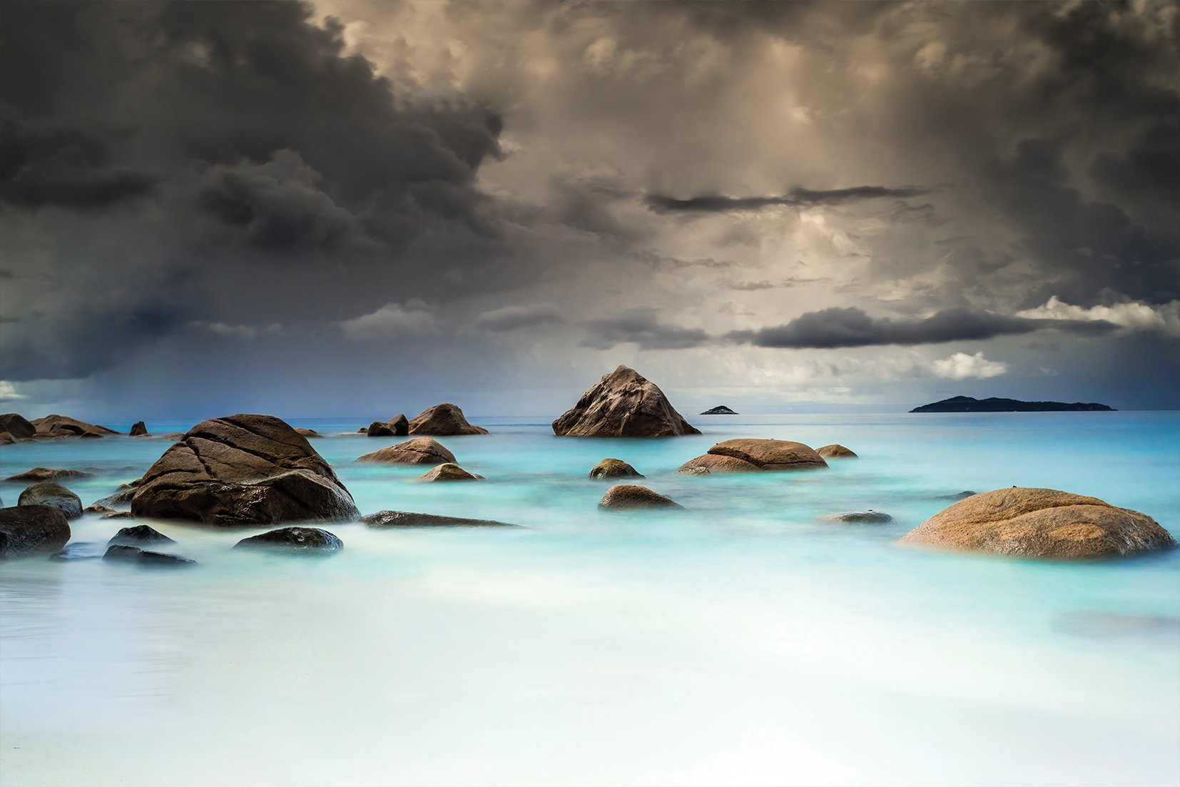 Kunst wand bilder Steinmeer - AP008 - life-decor.de