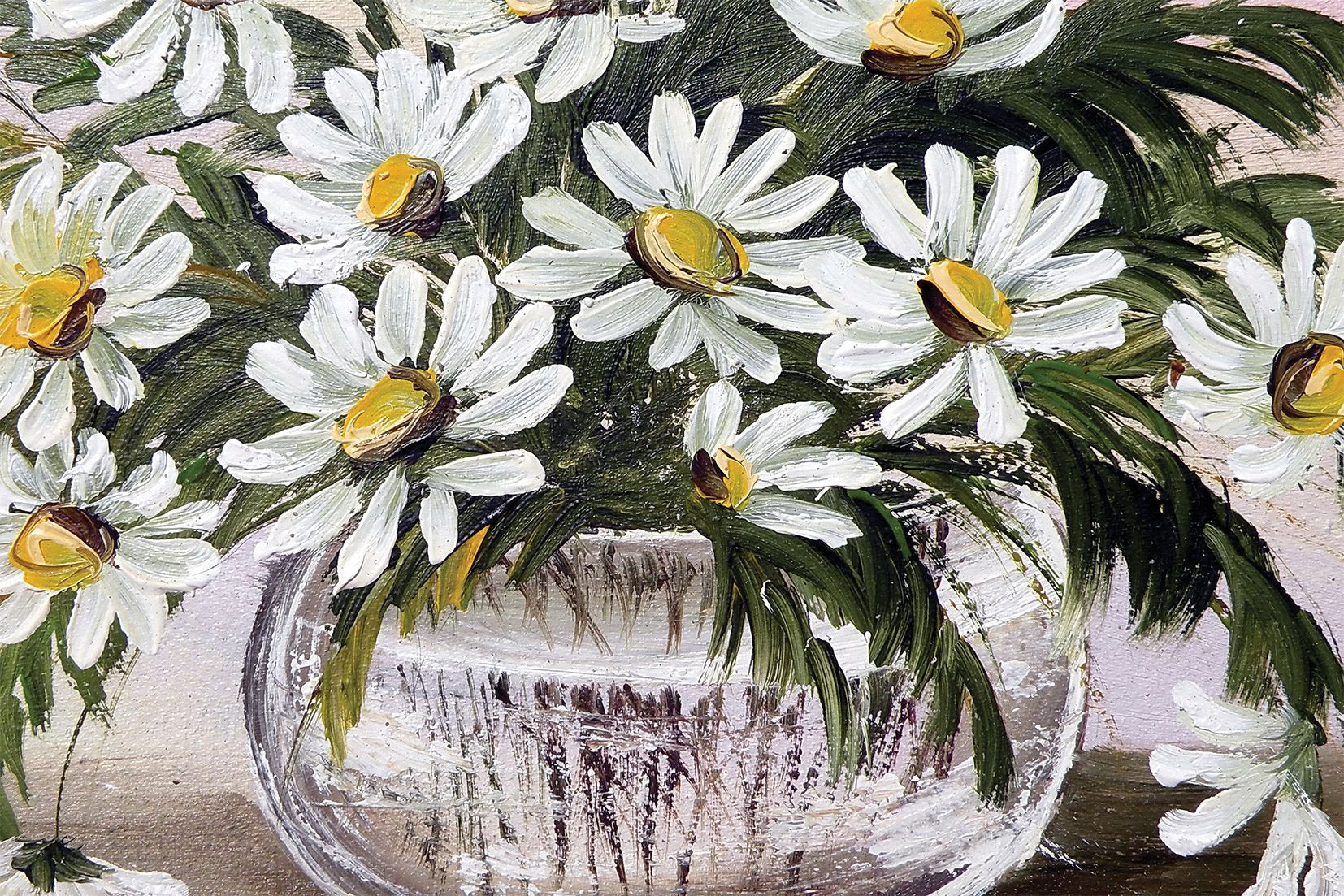 Kunst wand bilder Kunstgänseblümchen - AP033 - life-decor.de