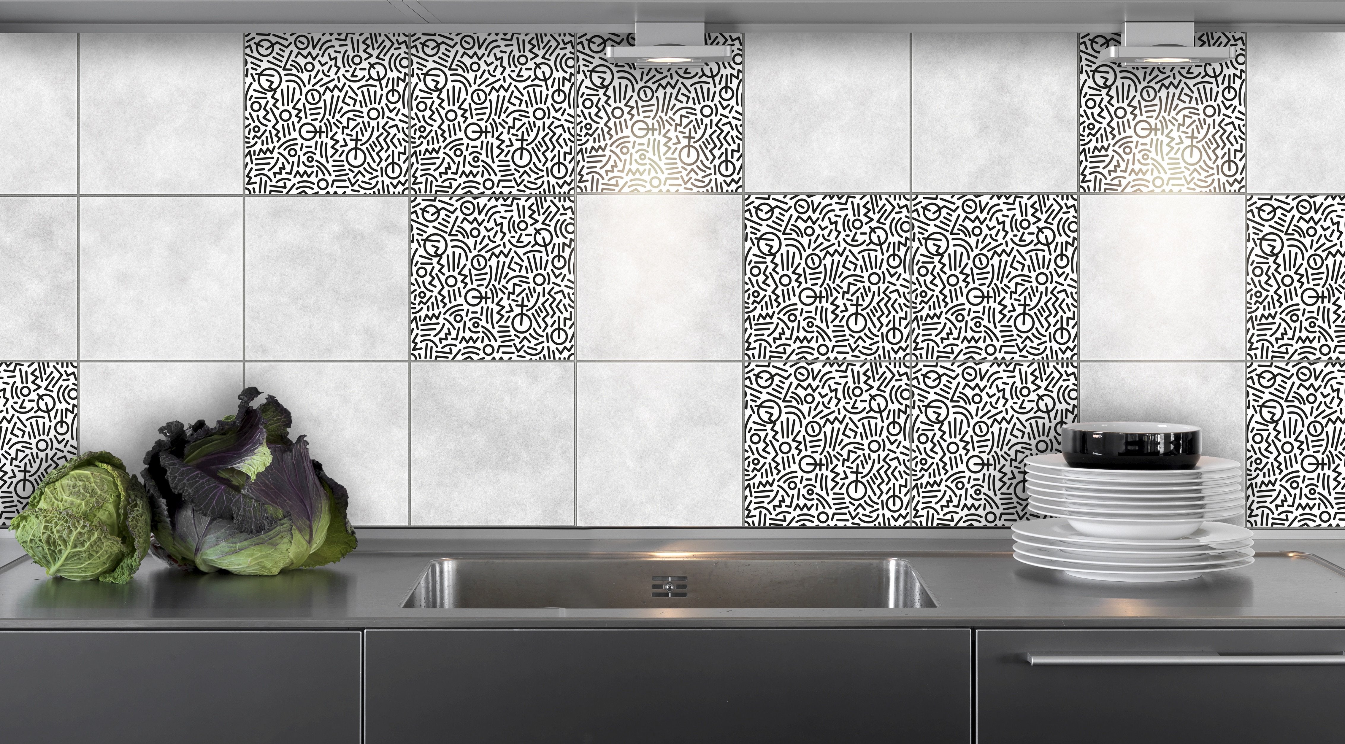 Aufkleber für Fliesen - KP039 - life-decor.de