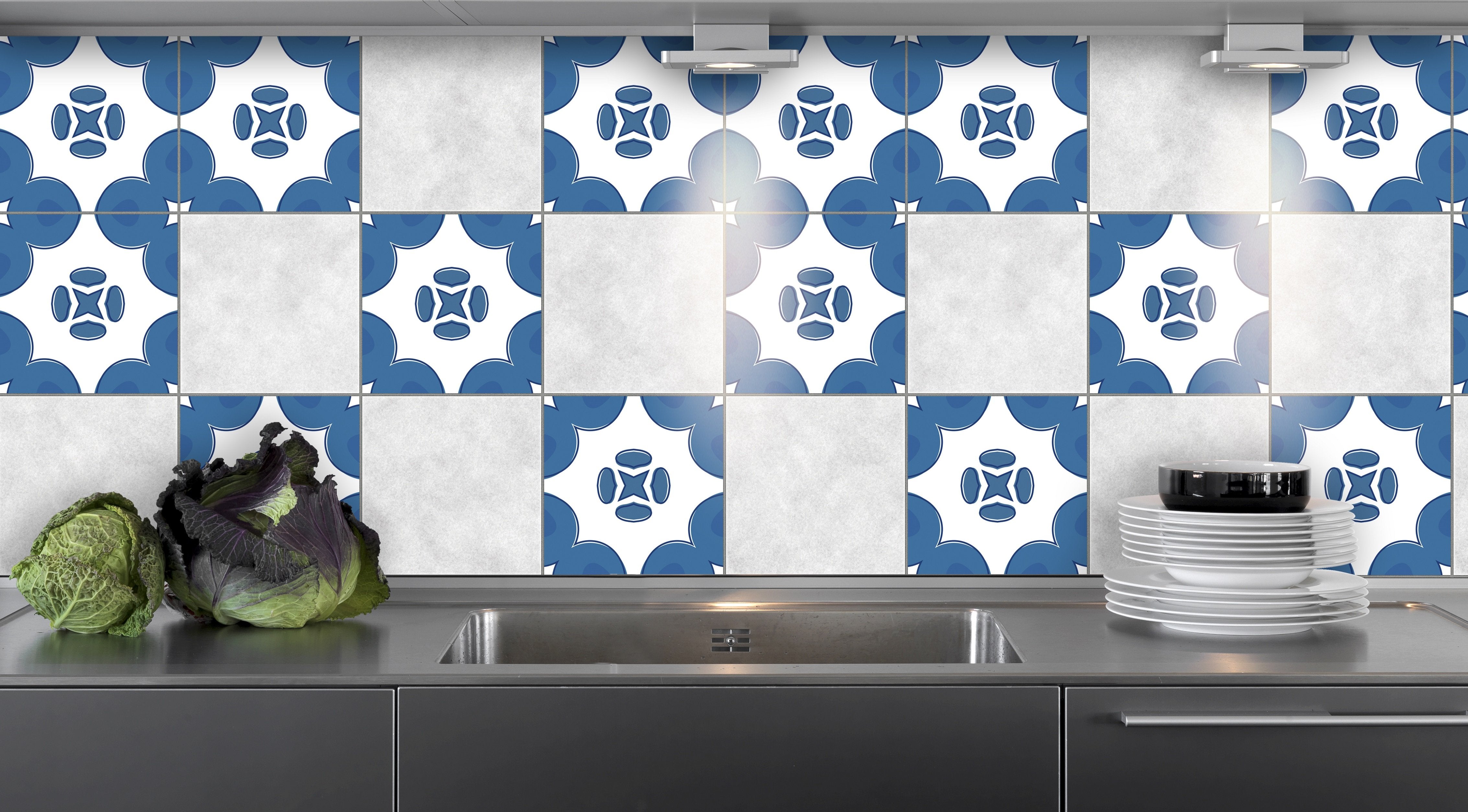 Aufkleber für Fliesen - KP100 - life-decor.de