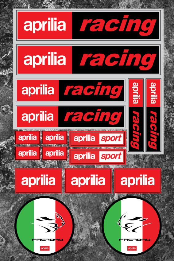 Aprilia Racing  aufkleber für motoren - life-decor.de