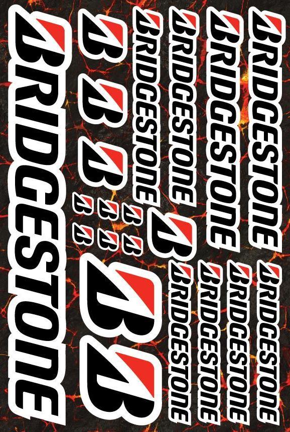 Bridgestone  aufkleber für motoren - life-decor.de