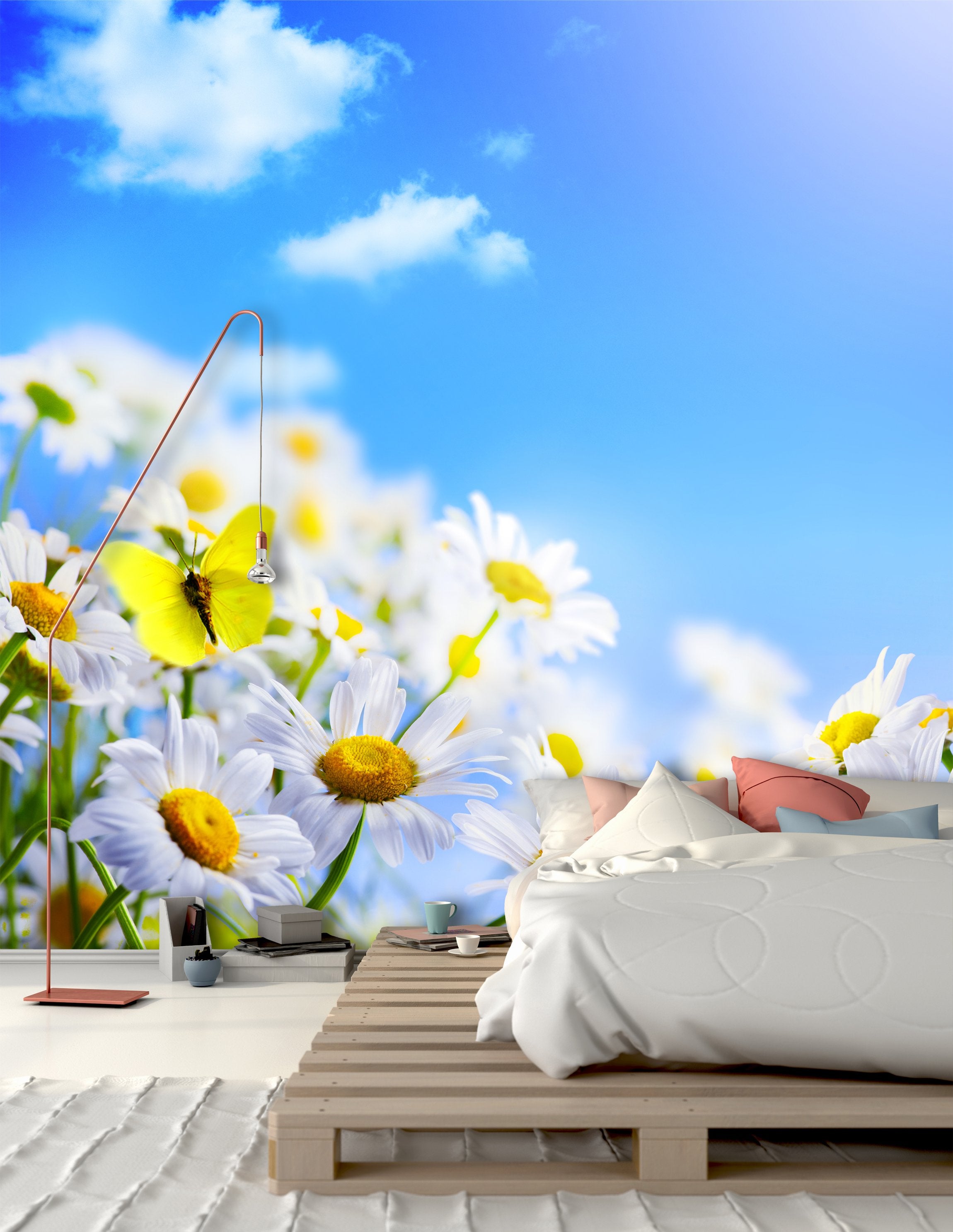PVC Fototapete Spring Background – ECO Wandbild Selbstklebende Tapete – 3D Vinyl Wandsticker XXL  SW233 - life-decor.de
