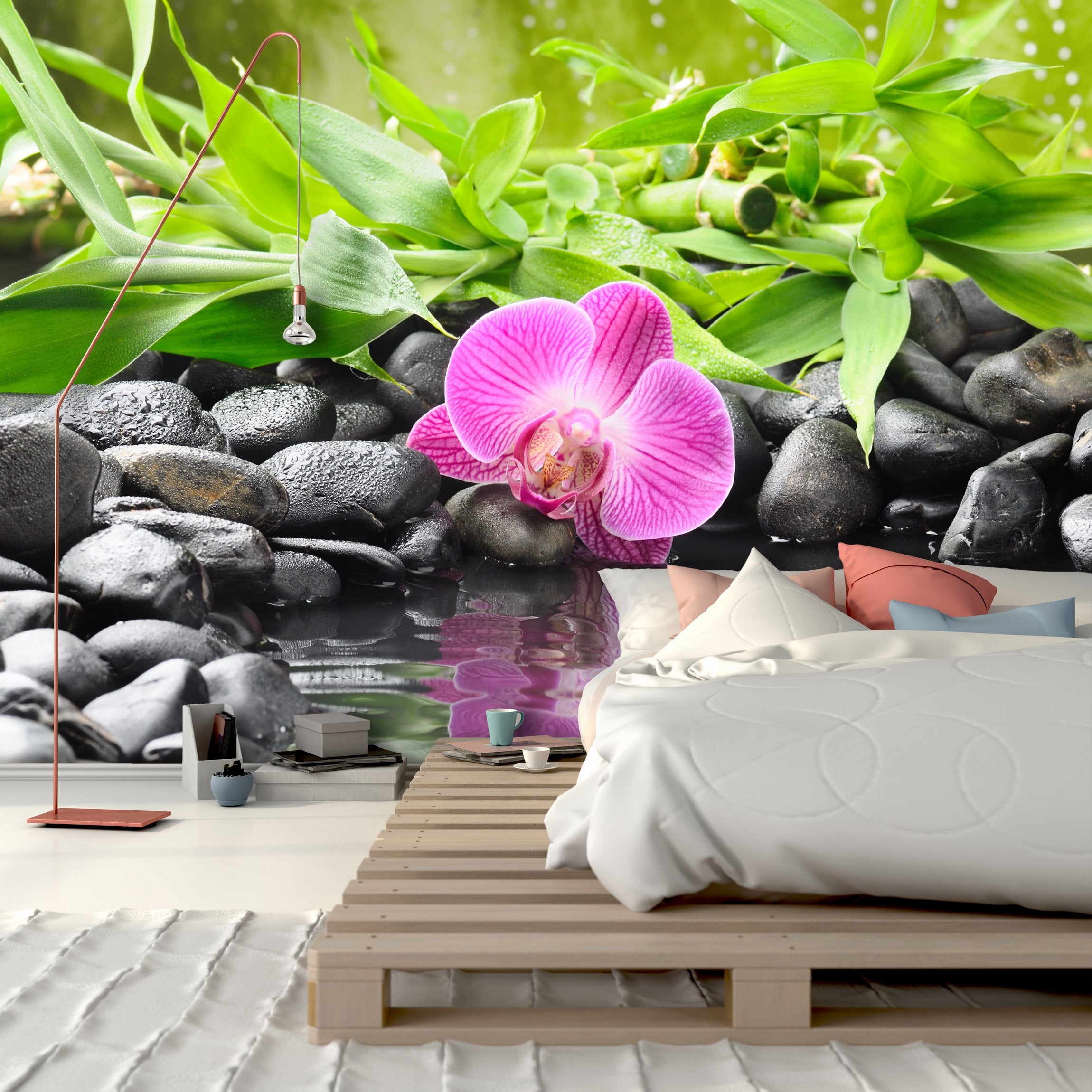 PVC Fototapete Spa Concept - ECO Wandbild Selbstklebende Tapete - 3D Vinyl Wandsticker XXL  SW082